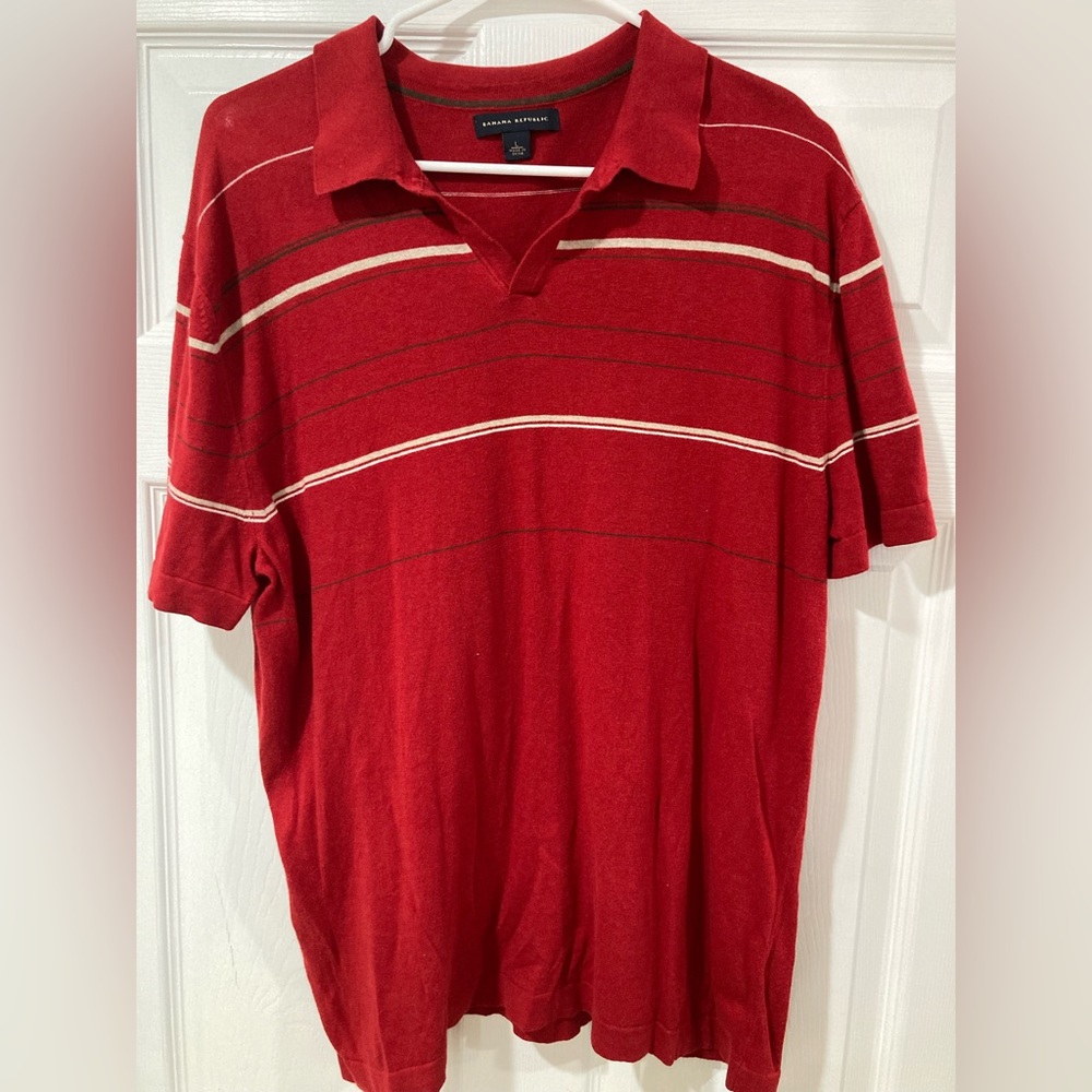 Red Banana Republic short sleeve men shirt